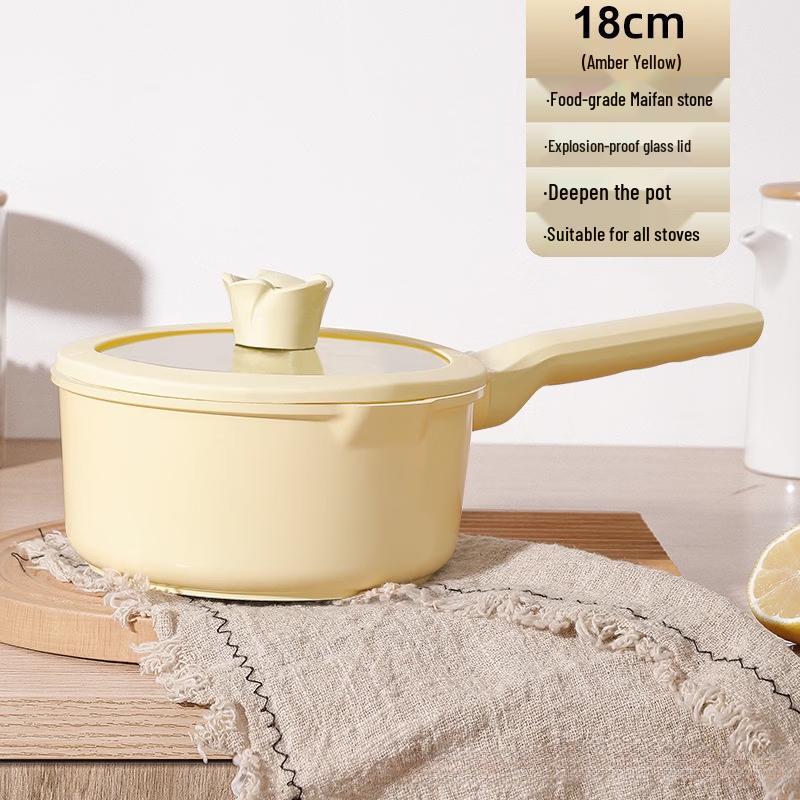 

ZISIZ Ceramic Non-Stick Ramen Noodle Pot
