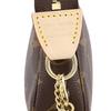 Louis Vuitton Mini Pochette Double Chain Classic Monogram Coated Canvas Leather Handheld Shoulder Crossbody Bag Mini Women Bags Brown M82510