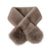 Winter Warm Solid Color Korean Winter Scarf Soft Soft Women Girls Scarf Faux Mink Fur Warm Neck Warmer Winter Season