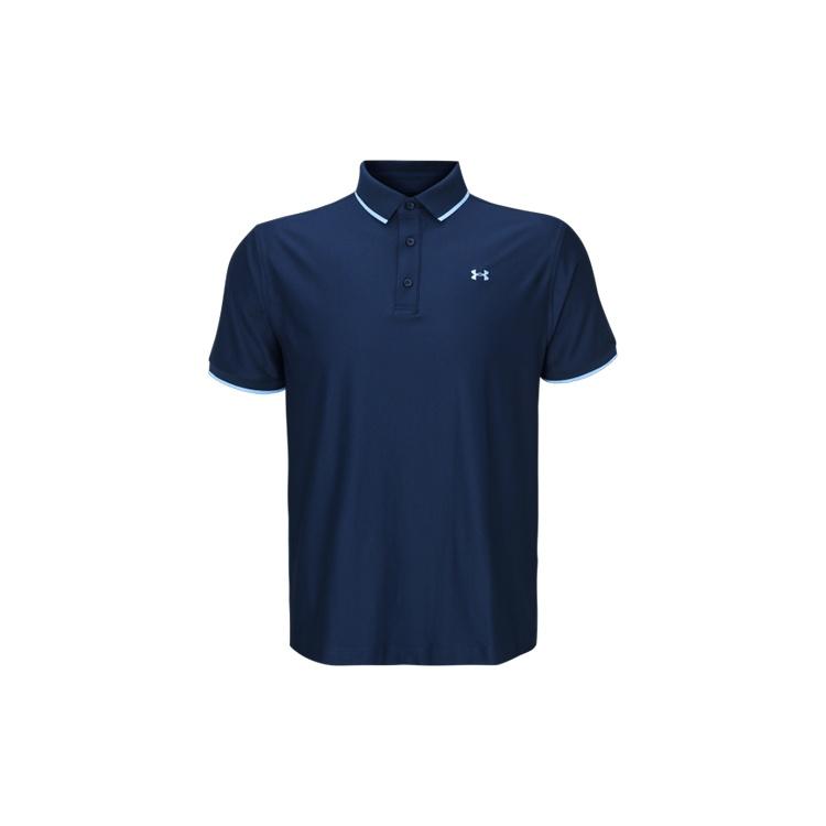 Under Armour Playoff Pique Polo Shirt College Navy Men s 1345459-409 S
