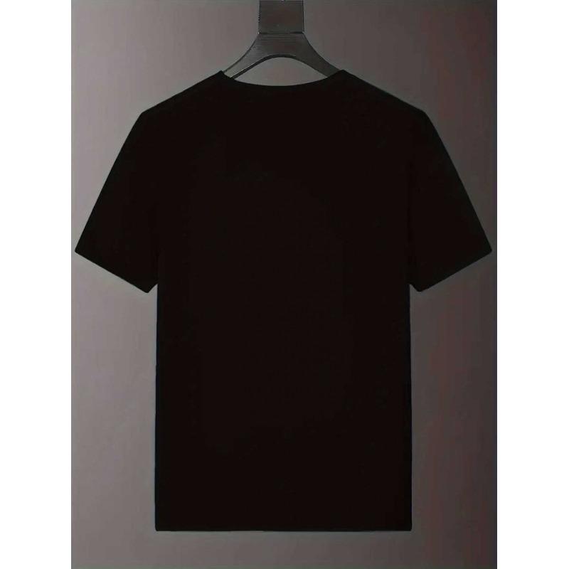European Size This Classic Men'S Short-Sleeve T-Shirt Featuring a Round Neck And Trendy 2D Print from Donnie Darko Is Perfect for Summer
