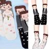 Hochzeits-Crew-Socken Geschenk Cartoon Brautpaar-Muster Baumwollsocken Verheiratete Dekoration Verlobung Flitterwochen Unverzichtbares Geschenk