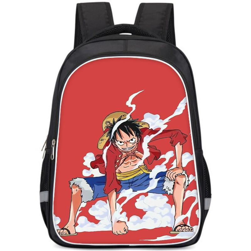 Large Capacity Lightweight Oxford Cloth Backpack For Kids Unisex School Bag