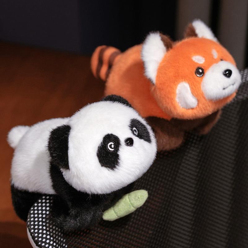 26cm Lovely Animal Wrap Wristband Bracelet Panda Raccoon Plush Hand Ring Wristband Kids Toys Creative Gift Cute Decor
