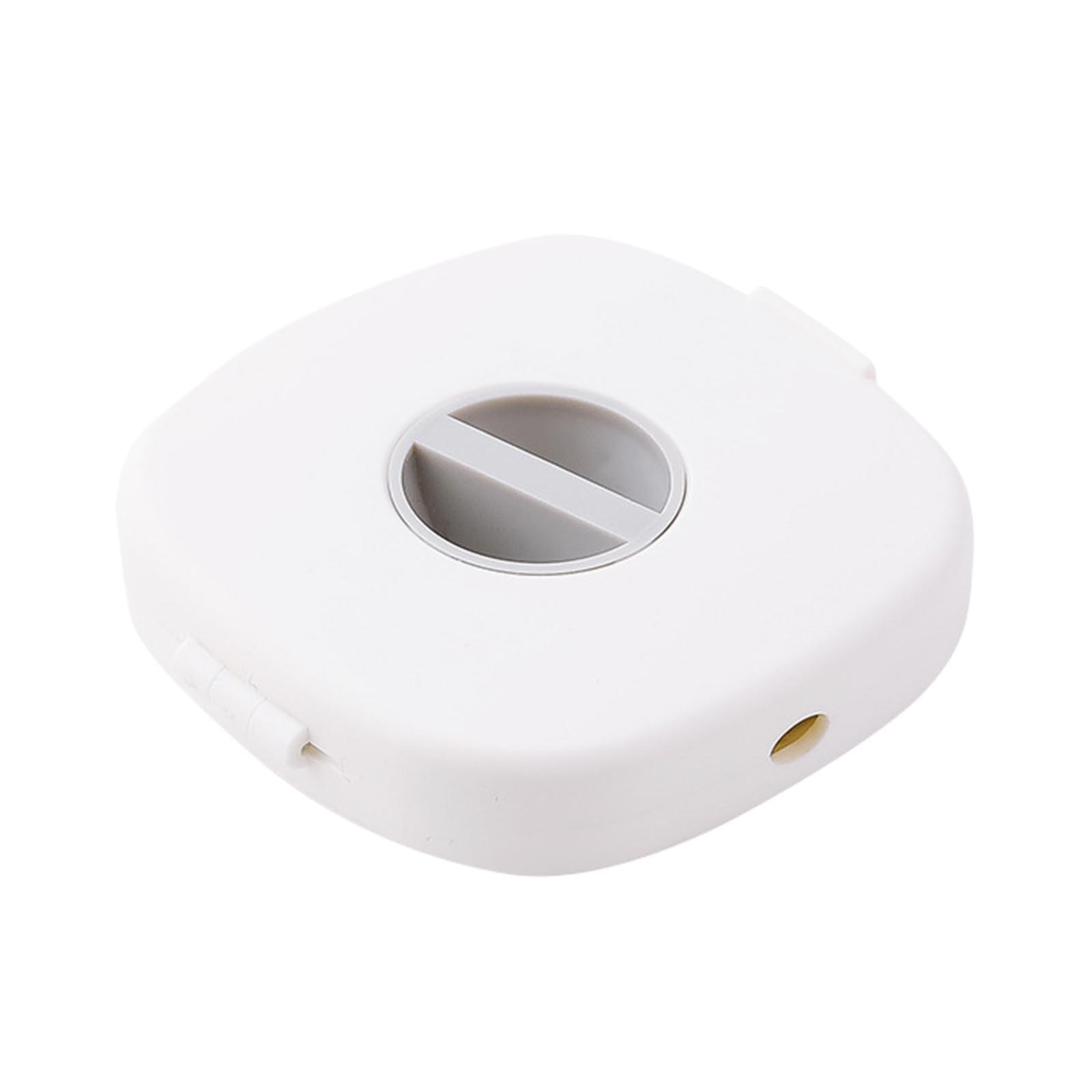 

Коробка для хранения кабеля для передачи данных, вращающаяся для портативного портативного кабеля для зарядки наушников белый