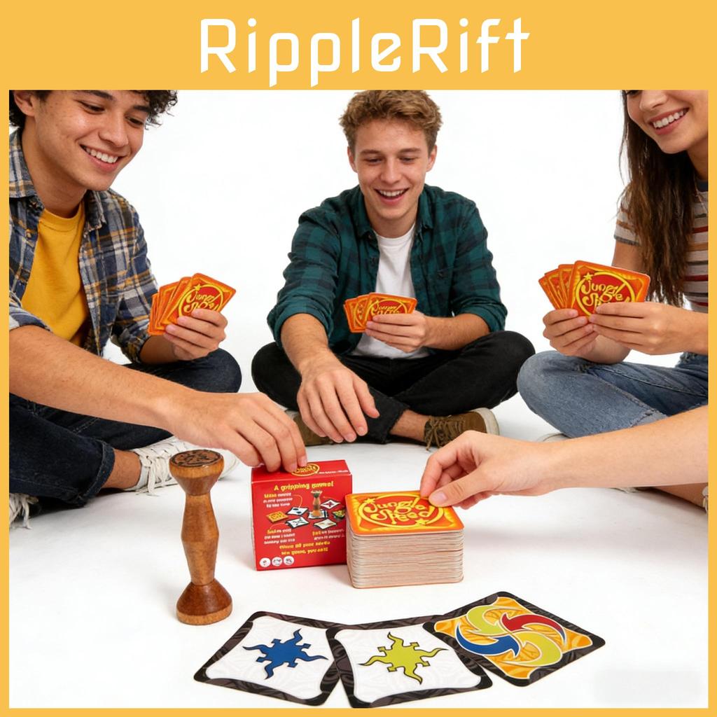 Jungle Speed Gioco di Carte di Reazione per Divertimento di Abbinamento Rapido alle Feste in Casa