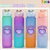 750ML KPop Demon Hunters HUNTR/X Rumi Mira Zoey Jinu Colore Degradé Tazza Acqua Bambino Borraccia con Cannuccia Saja Ragazzi Tigre Regalo