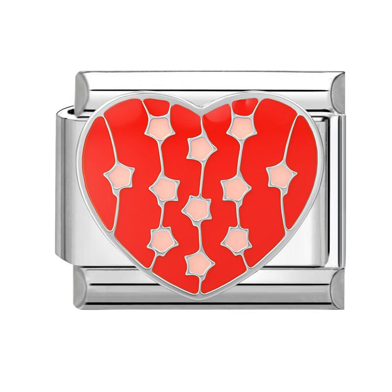 Fashion Clock Fish Flower Butterfly Heart Teeth Star High Quality Charm Links Fit 9MM Stainless Steel Bracelet DIY Making Gifts
