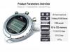 YS-510 Multifunction Metal Stopwatch with 10, 60, 100, and 120 Lap Memory for Athletics Training