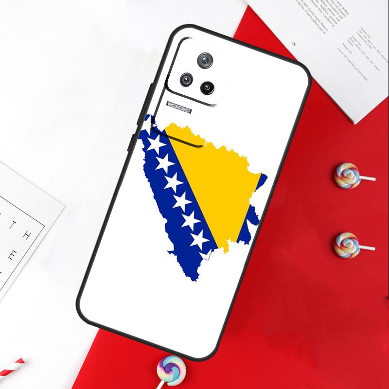 Bosnia and Herzegovina Flag Cover For Xiaomi 15 Ultra 13 14 11T 12T 13T 14T Pro POCO X7 Pro X3 X5 X6 M6 F5 F6 Pro Case