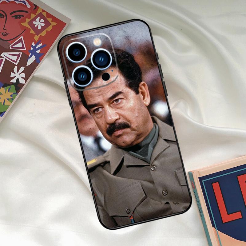 Saddam Hussein Iraq Phone Case For iPhone 16 15 11 12 13 14 Pro Max Mini X XR XS Max Plus Cover Shell