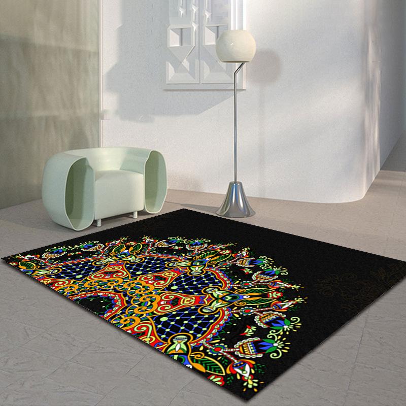 

Ковер в западном стиле для дома, гостиной, дивана, нескользящий ковер, коврик для спальни, ковер 40x60cm