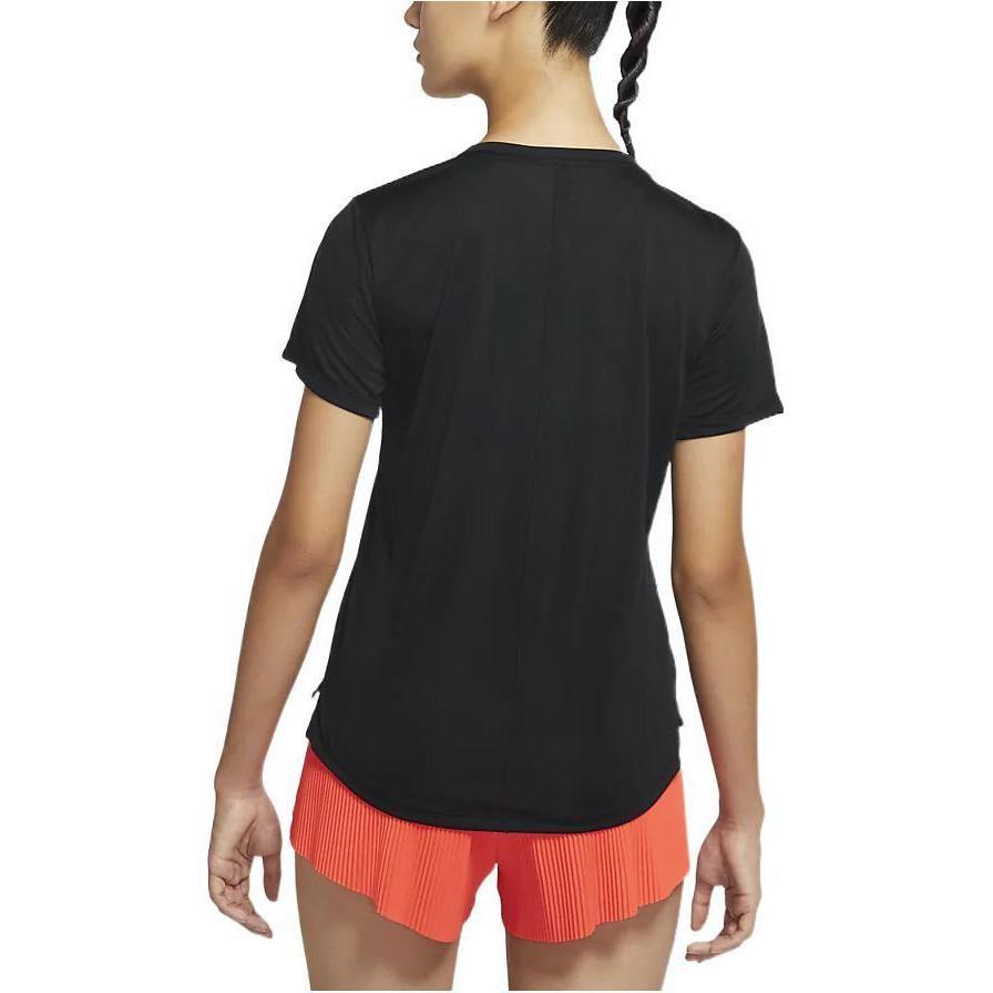 Nike Dri-FIT Swoosh Run Women's Short-Sleeve Running Top Black DD6479-010