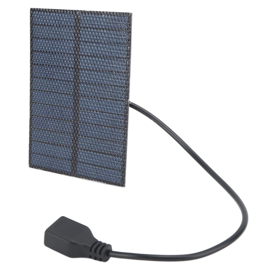 Solar Panel 3W 5V Portable Polysilicon Solar Photovoltaic Panel for Smart Phone Small Fans Outdoor