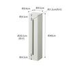 Yamazaki Tower Magnetic Cup Dispenser for Water x x Paper Cup Easy Model 5595 Servers, White, Approx. W9.5 D9.4 H40cm, Holder/Cup Stand, Installation,