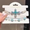 Koreaninspired Style Jewelry Jewelry Hand Chain With Zircon Stones For Gift Giving