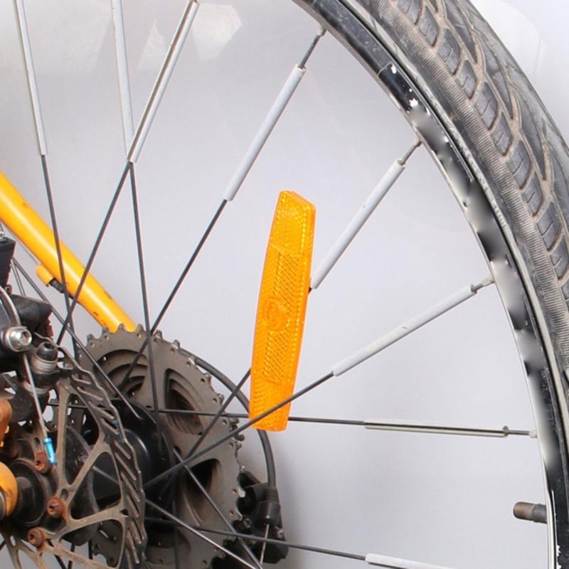 8Pcs Waterproofs Bicycles Wheel Spokes Reflectors Bikes Warning Spokes Safety Reflectors  for Cyclings Mountain Bikes Road Bikes