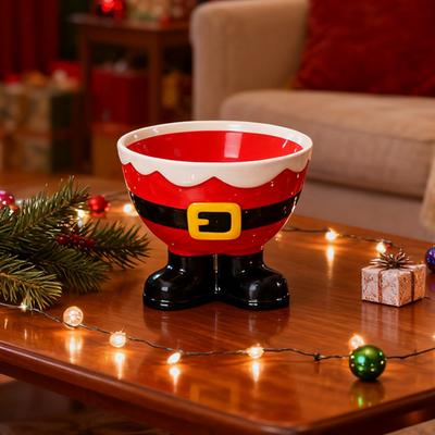 3D Printed Snowman Bowl For Candy Cookie, Christmas Table Centerpiece Decor, Resin Art Home Decor Unique Gift