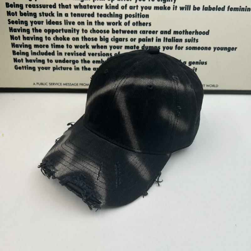 Vintage Cotton Baseball Cap With Curved Brim For Streetwear And Casual Use