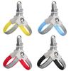 Adjustable Polyester Dog Chest Harness With Glow Reflective Strips For Safe Night Walks