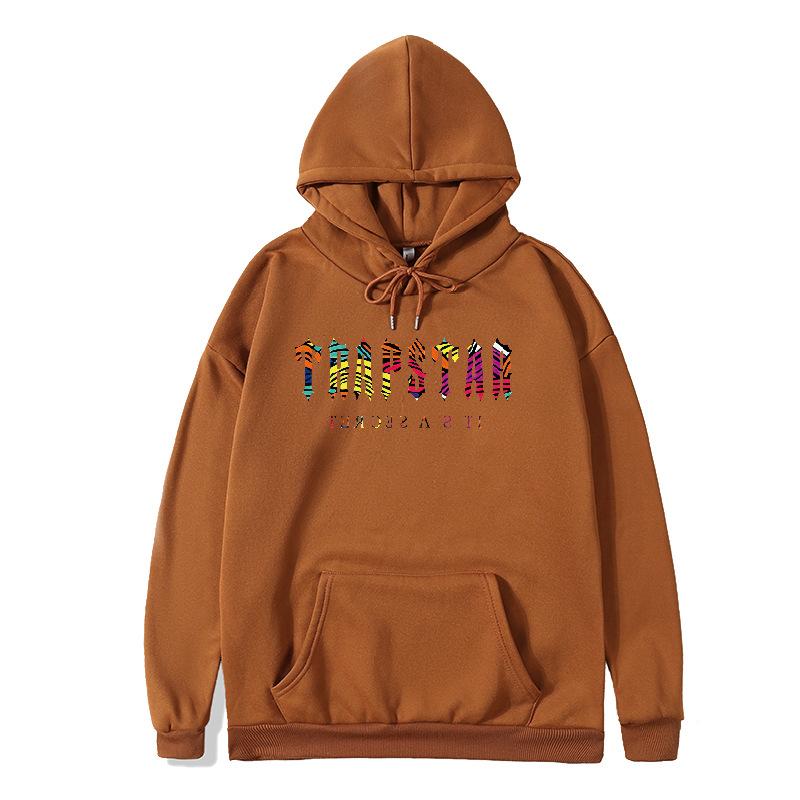 Sweater trendy brand printed hoodie autumn and winter sweater top