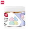 Deli 12-Pack Translucent Triangle File Clips