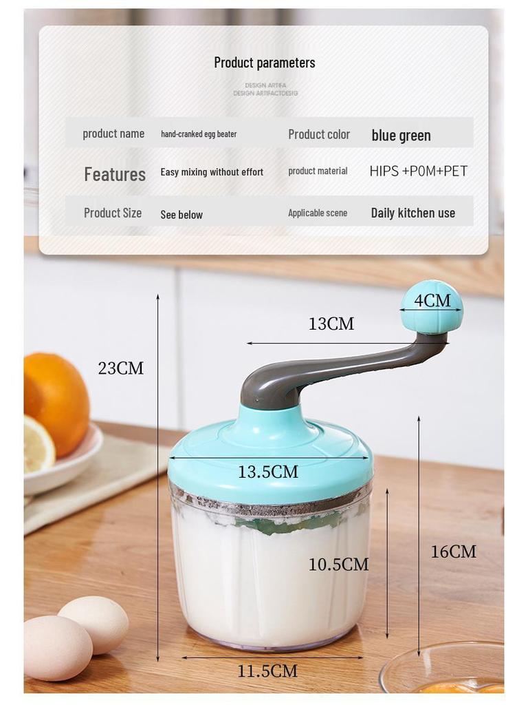 Ruční otočný šlehač: Kuchyňský šlehač vajec a smetany
