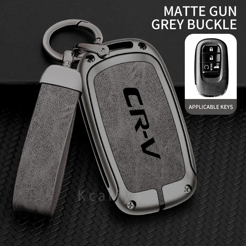 Fashion Car Key Case Cover for Honda Crv Binzhi Ling Pai XRV Xiangyu Smart Remote Protector Keychain Interior Accessories