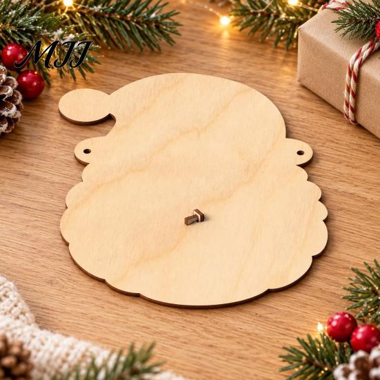 Christmas Countdown Timer Advent Calendar Wooden Hanging Sign, 24 Days Welcome Sign with Rope, Holiday Home Decor Santa Decorations For Living