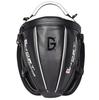 Motorcycle PU Leather Rear Seat Tail Bag Tool Bag Waterproof Carbon Fiber Color