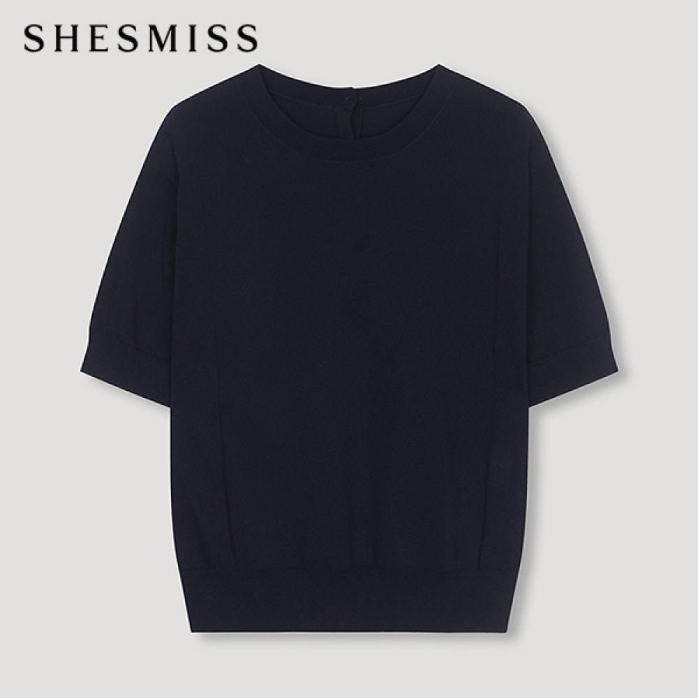 

She S miSS Solid looSe Knit SSkpon21050 Dn DARK NAVY/55
