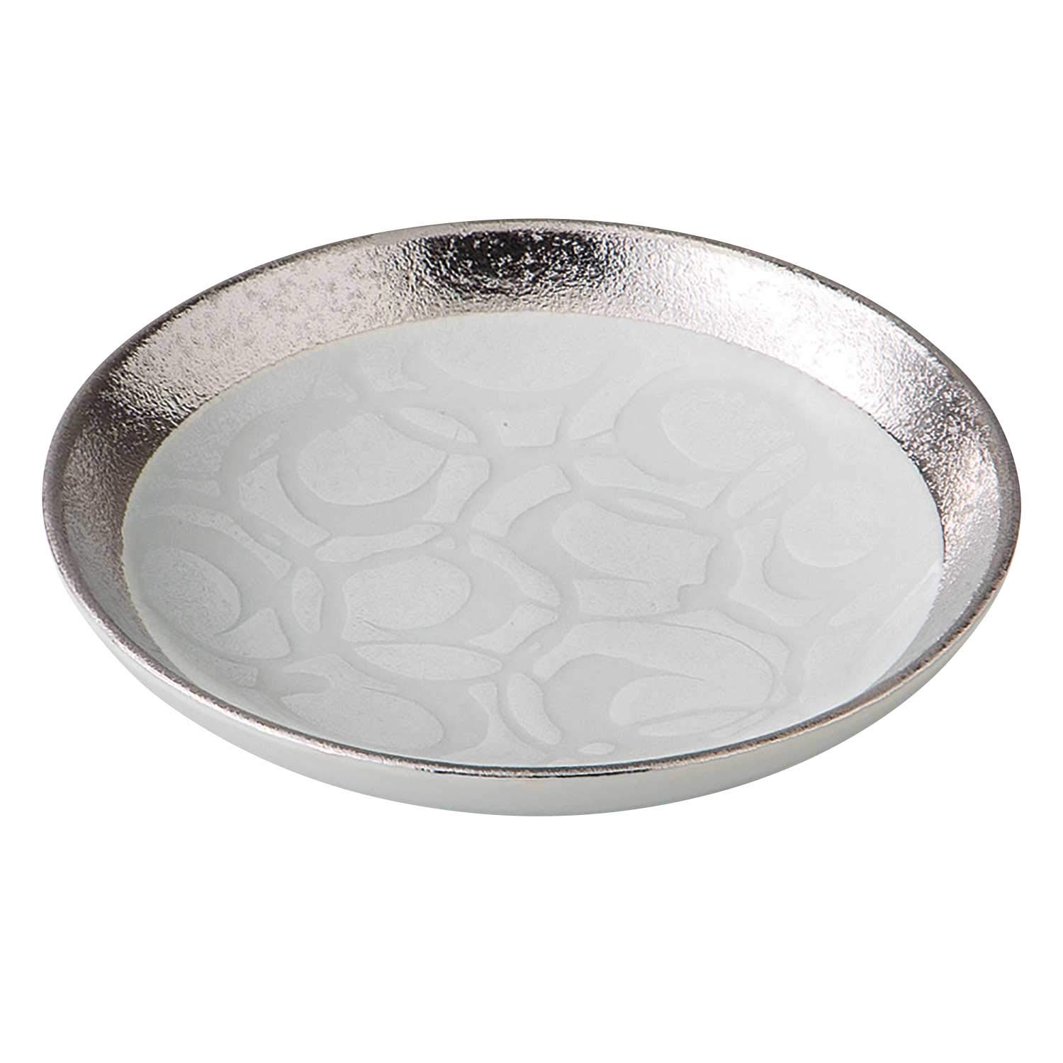 

Hamata Arita Ware Toetsu Kiln Plates 14cm KENRAN Silver 327148