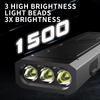 SD-31 Portable Aluminum Alloy LED Flashlight EDC Tactical Rechargeable Work Light 1500 Lumens USB-C Rechargeable Waterproof