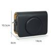 Multifunktionales Stoßdämpfendes Kamerastauraum-Etui Lederstruktur Geeignet für C210R Kamera Leicht zu reinigende Oberflächen