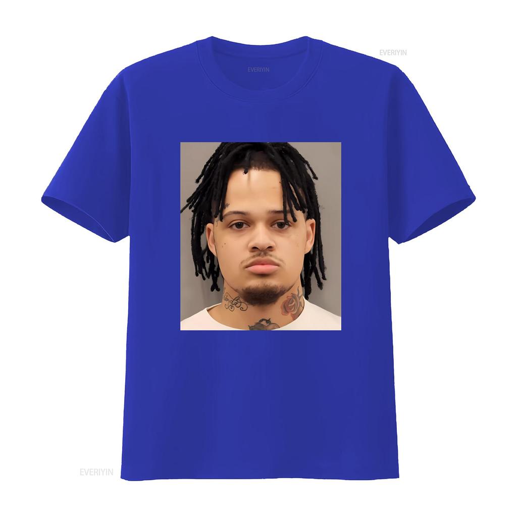 Summrs Mugshot T Shirt for Men Unique Design High Quality Print Perfect Streetwear Fashion Vintage Washed Top For Everyday Wear