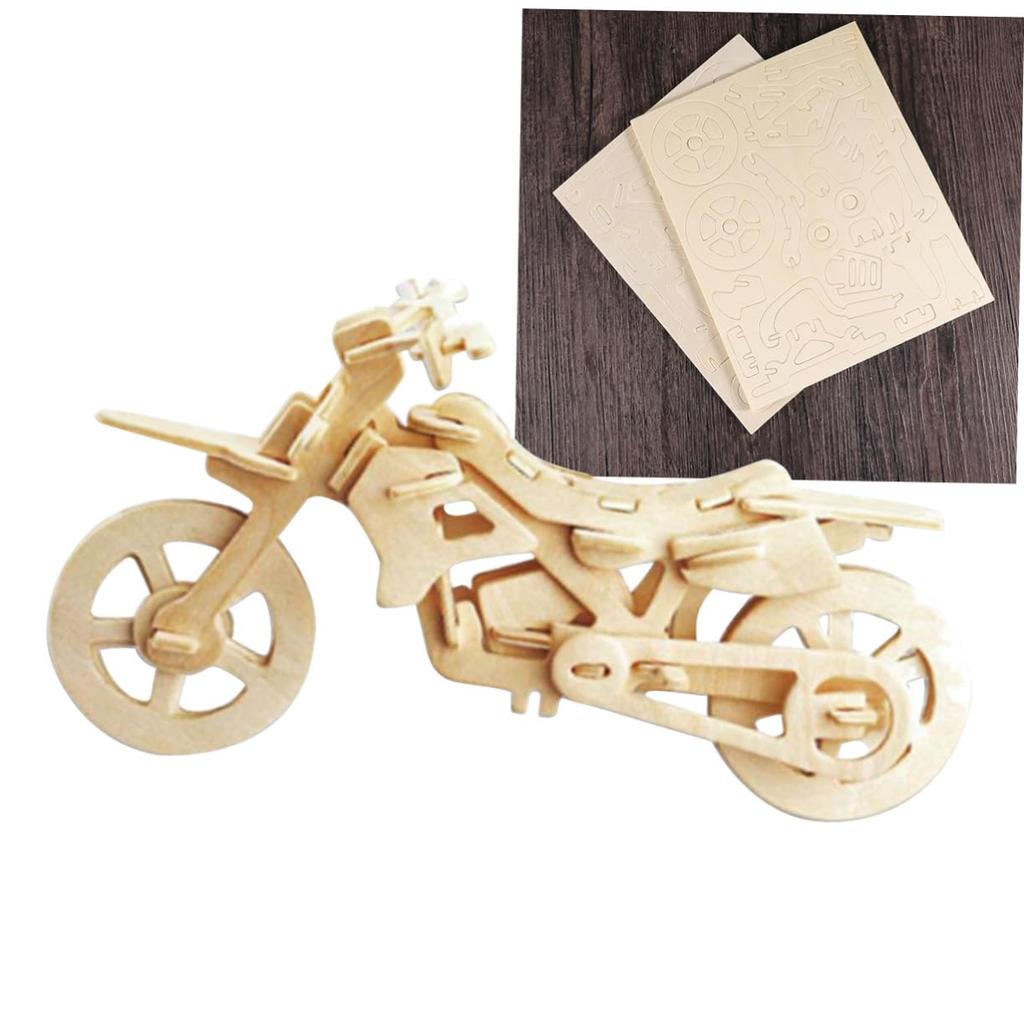 Totority 3D Wooden Vehicle Puzzle No Glue Required Mortise and Tenon Joints Model Car Educational Toy Brain Training Craft Kit Home Decor Gift for