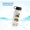 50pcs Transportation Vehicle Truck Stickers Decals for Kids Toddlers Boys Girls, Cartoon Vehicle Vinyl Stickers for Water Bottle Laptop Skateboard