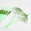 20Pcs Party Straws Hawaiian Style with Umbrella Coconut Palm Design Disposable Party Straws Perfect