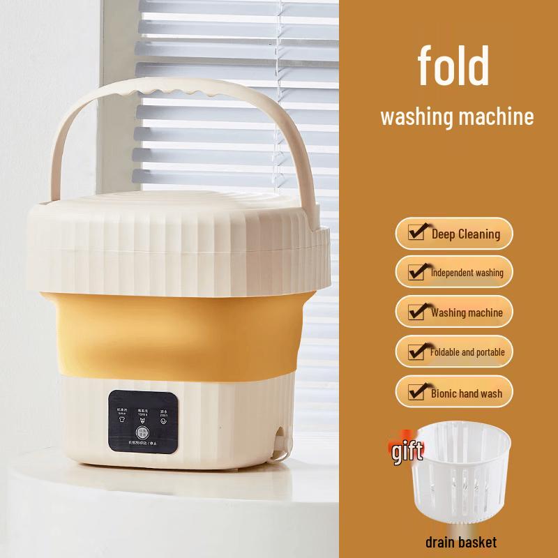 ZISIZ Portable Foldable Washing Machine with Spin Dryer
