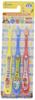 Skater Toothbrush for Ages Tomica 19 TB4ST Infants, 0-3, Soft, 3-Pack, 15cm,