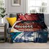 Sports Equipment Collection Blanket Flannel Blanket for bed, sofa, Camping, Hiking, Picnic Essentials, gift for family Fan gifts