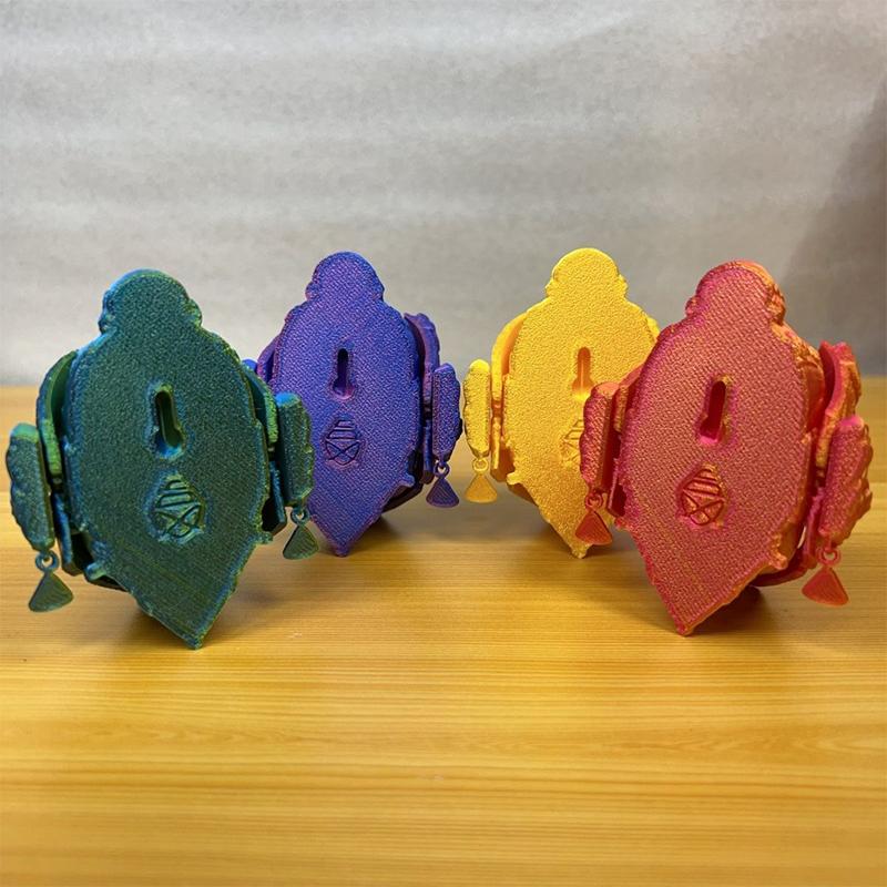 3D Printed Skull Head Mechanical Mask Model Statue, Wall-Mounted Gothic Skull Mask Decoration, Prank Model, Stress Relief Toy