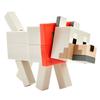 MINECRAFT Figurine Loup 20 Cm À Construire