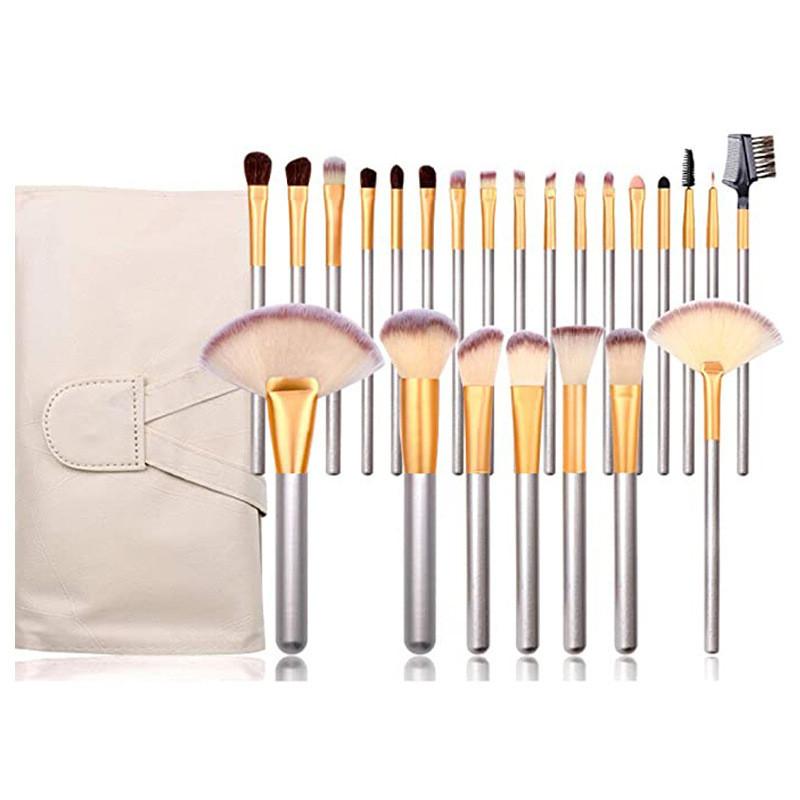 Makeup Brush Set With 12 Synthetic Fiber Brushes For Professional And Gift Use