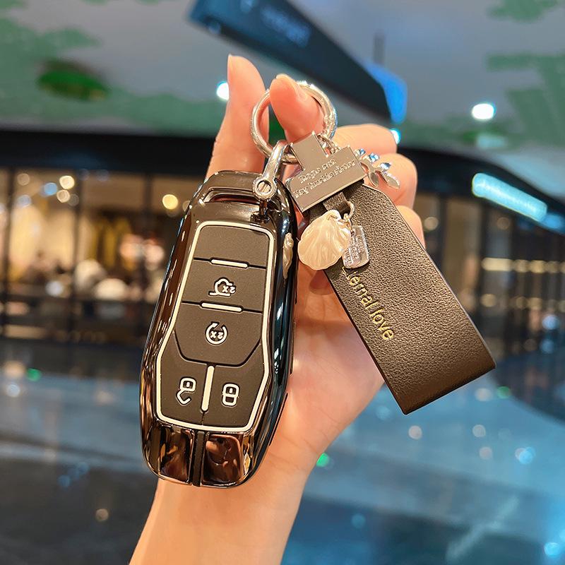 High-End Cobra Metal Key Case for 15-17 Ford Mustang