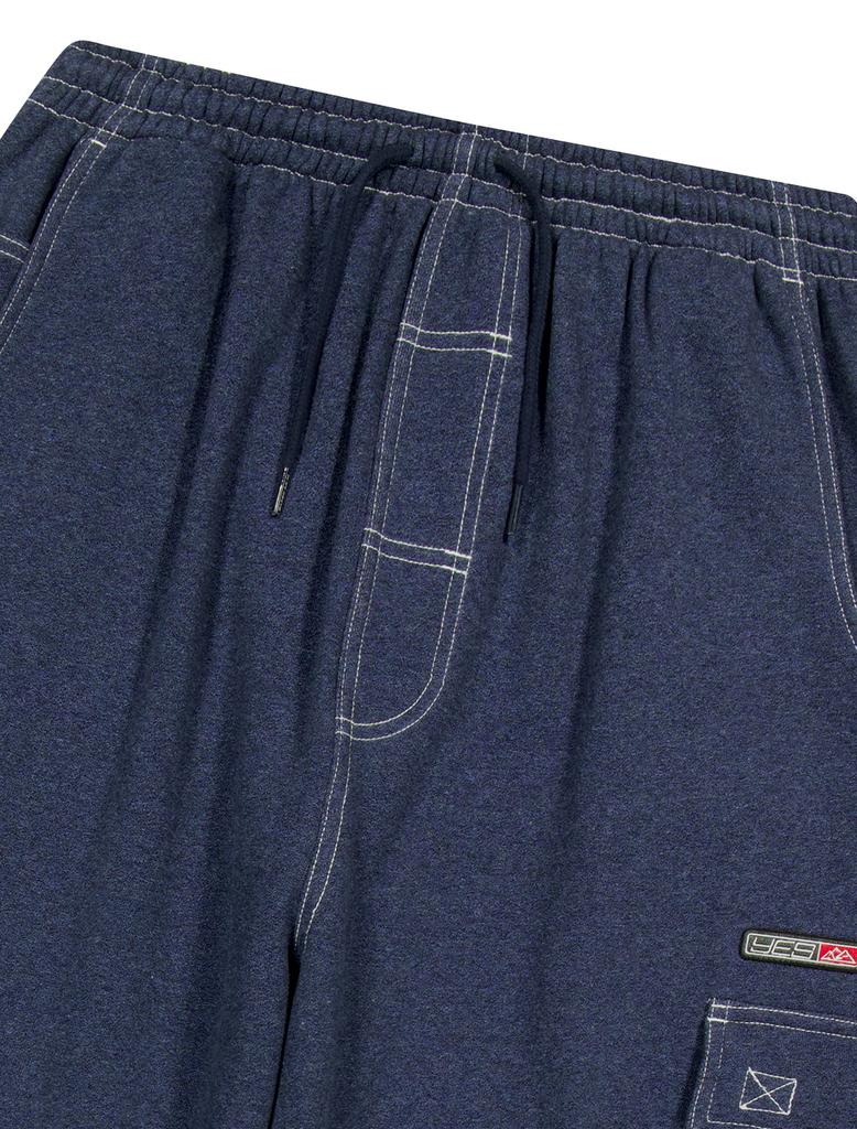 YESEYESEE Y.E.S Stitch Painter Sweatpants Navy