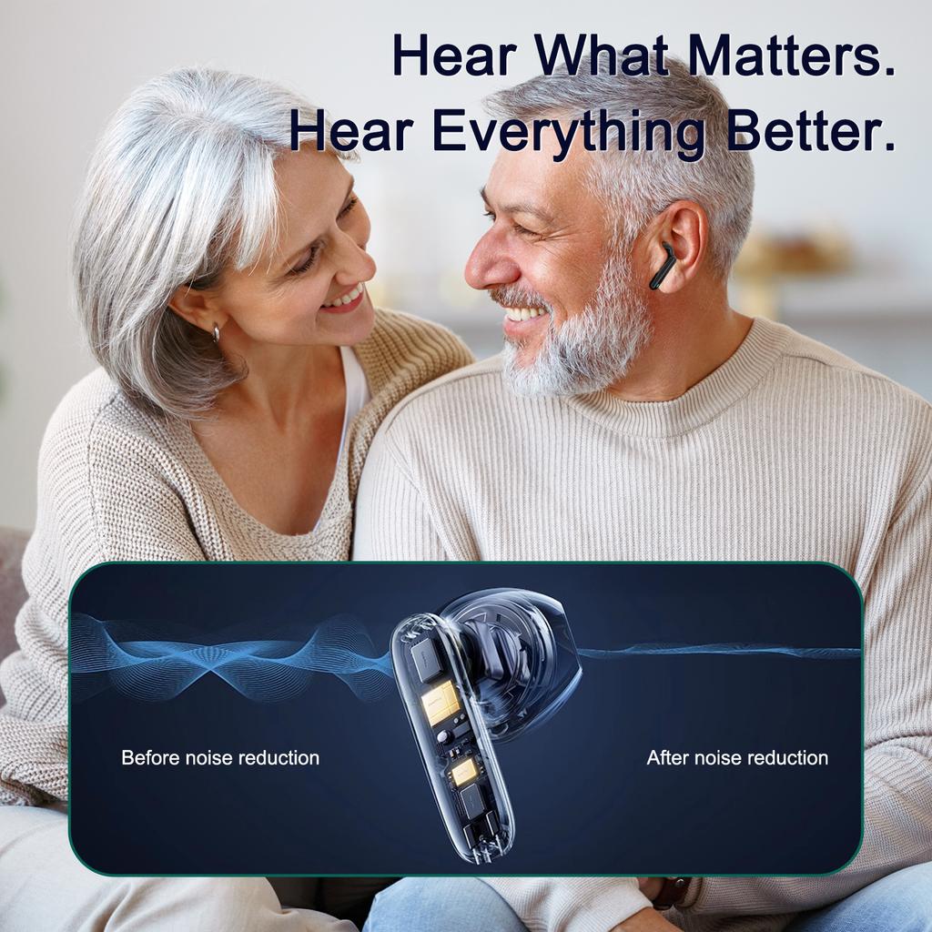 JYL TS Hearing Aids Seniors 32 Channels Noise-Canceling