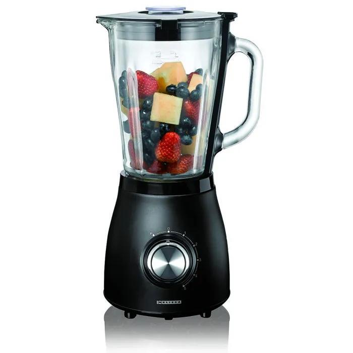 Melissa Schwarz Blender Kielichowy 1,5L 500W 16180133, Standmixer, - Bild 4