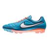 Nike Tiempo Legend 5 Yuvarlak Burun Rahat AG (Kauçuk Kısa Çiviler) Nefes Alabilir Hızlı Kuruyan Erkek Futbol Ayakkabıları Mavi Turuncu 631612-418