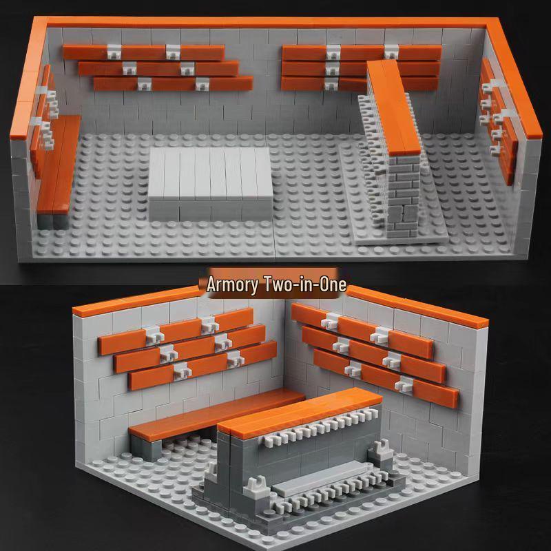 

Military Special Forces SWAT Armory Building Blocks - Children s Toy Accessories